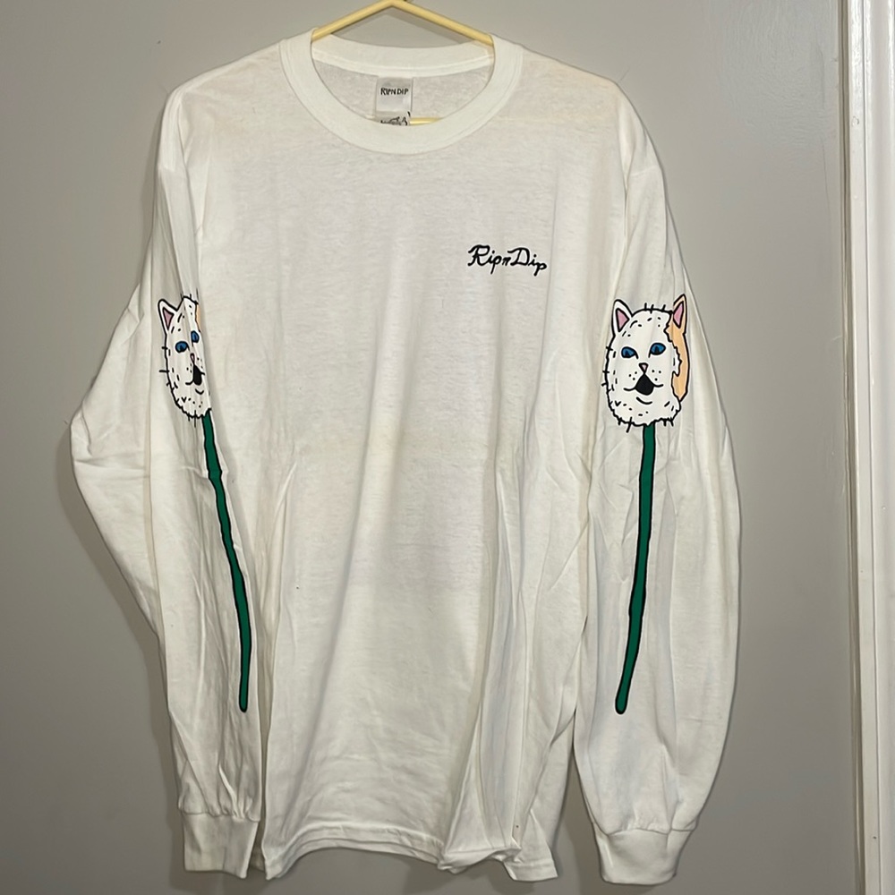 Rip n Dip Long Sleeve Tee with Dandelion Nermel